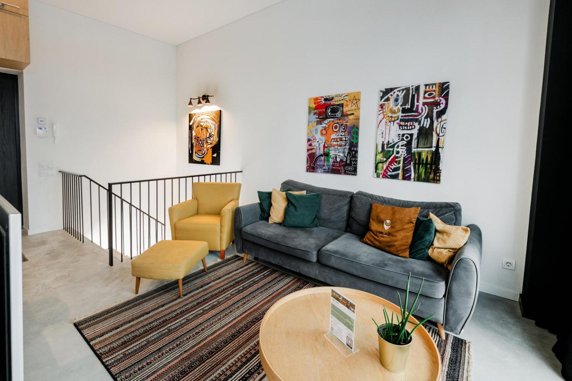 Modern And Spacious Loft Type Apartment 8 With Free Private Parking By "Owl Jazz Apartments" Kaunas Bagian luar foto